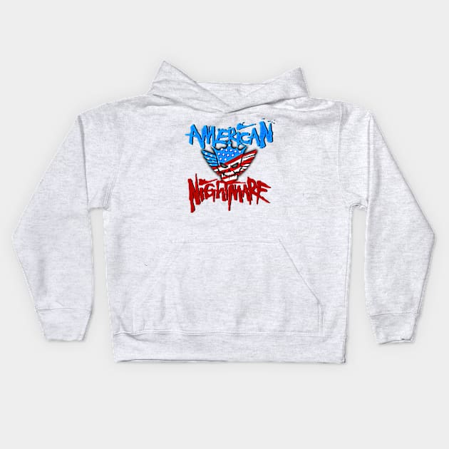 American Nightmare // Retro Comics Style Kids Hoodie by Kolovos Comic